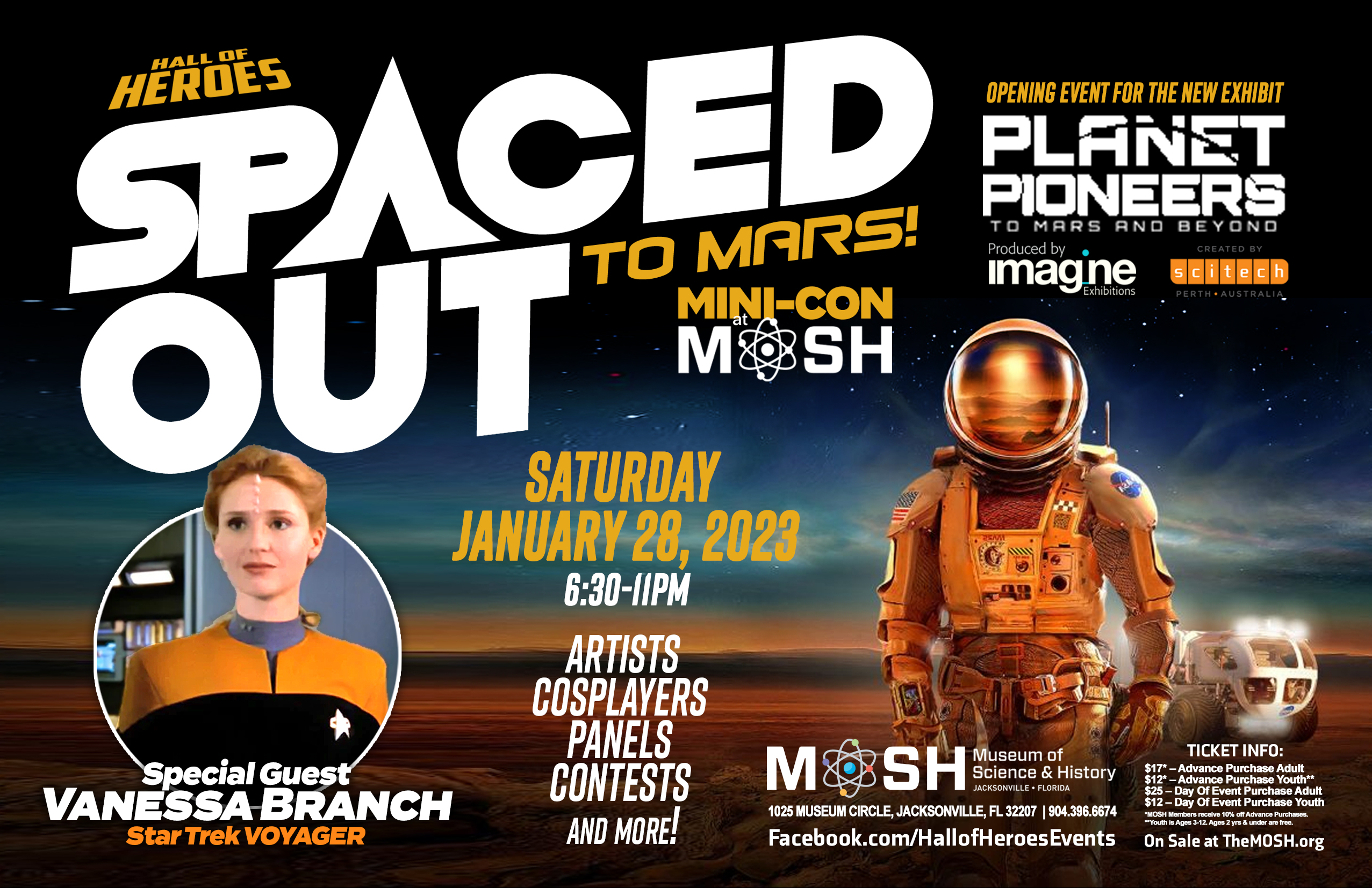 Spaced Out to Mars Mini-Con Information